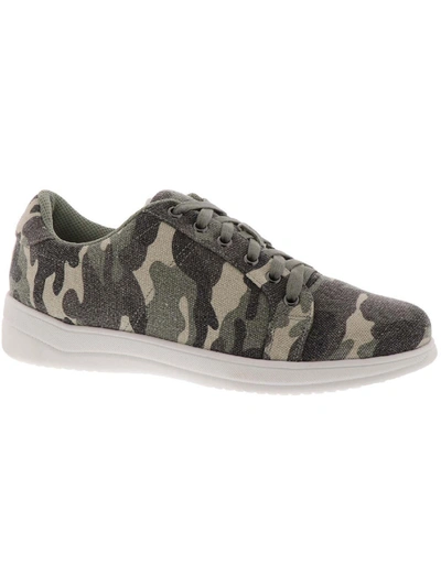 Shop Array Simone Womens Lace-up Casual And Fashion Sneakers In Green