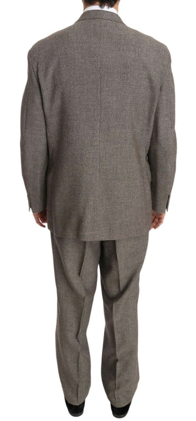 Shop Fendi Elegant Light Brown Wool Men's Men's Suit