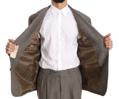 Fendi Brown Wool Regular Single  Breasted Suit In Brown