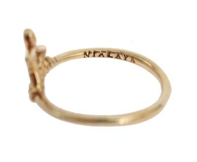 Shop Nialaya Elegant Gold-plated Sterling Silver Women's Ring