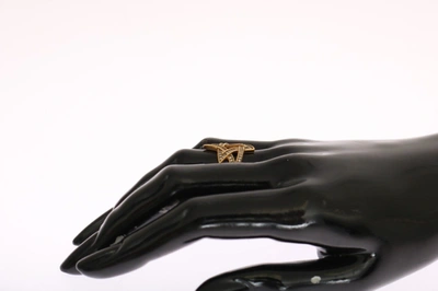 Shop Nialaya Elegant Gold Cz Crystal Embellished Women's Ring