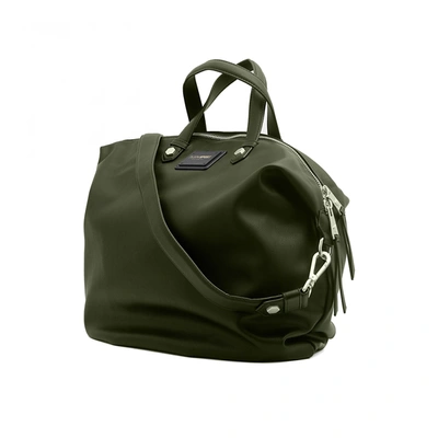 Shop Plein Sport Chic Army Green Crossbody Shopper Women's Bag