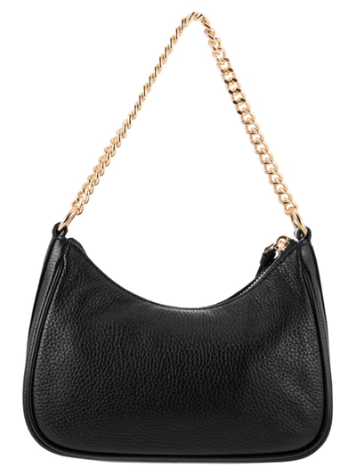 Shop Michael Kors Small Shoulder Bag In Grained Leather