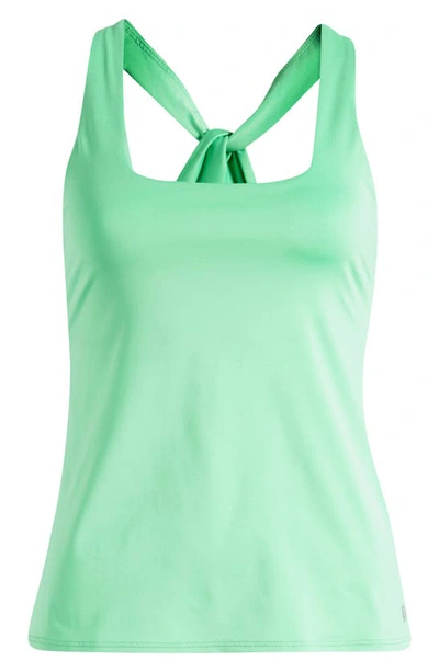 Shop Eleven By Venus Williams Charm Tennis Tank In Green Apple