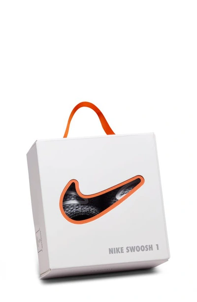 Nike Kids' Swoosh 1 Sneaker In Black/ White/ Wolf Grey
