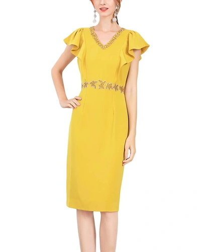 Shop Burryco Mini Dress In Yellow