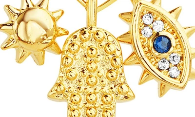 Shop Paige Harper Cz Charm Pendant Necklace In Gold