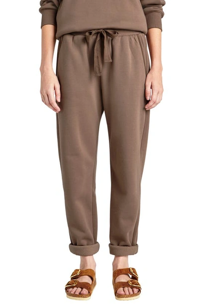 Shop Splendid Goldie Drawstring Joggers In Toffee