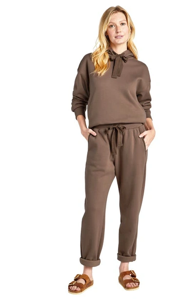 Splendid Goldie Drawstring Joggers In Toffee