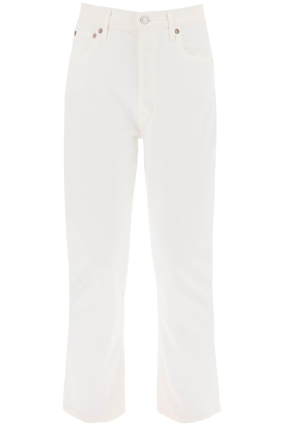 Shop Agolde Riley High Waisted Cropped Jeans