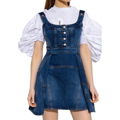Alexander Mcqueen Denim Mini Dress Women
