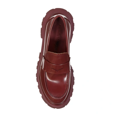 Shop Alexander Mcqueen Leather Loafers