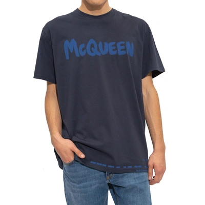 Shop Alexander Mcqueen Printed T Shirt
