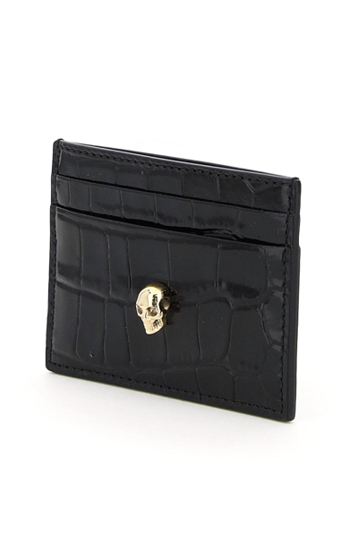 Shop Alexander Mcqueen Skull Card Holder