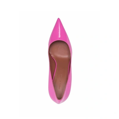 Amina Muaddi 95mm Ami Patent Leather Pumps