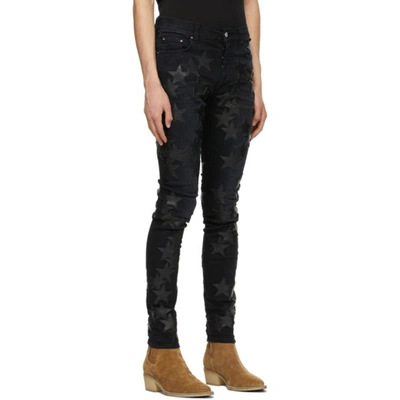 Shop Amiri Cotton Denim Jeans