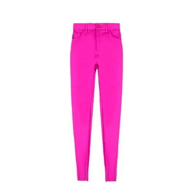 Balenciaga Skinny-leg Zip-hem Legging Pants