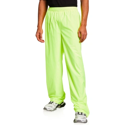 Shop Balenciaga Neon Track Pants