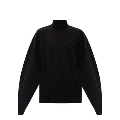 Shop Balenciaga Oversize Turtleneck Sweater