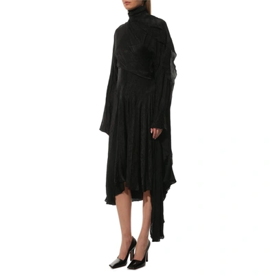 Shop Balenciaga Silk Dress