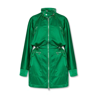 Shop Bottega Veneta Satin Parka