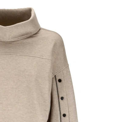Brunello Cucinelli Magl.sport Smacchina Top In Brown