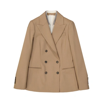 Shop Brunello Cucinelli Wool Jacket