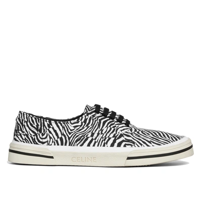 Celine Man Sneakers Off White Size 7 Textile Fibers