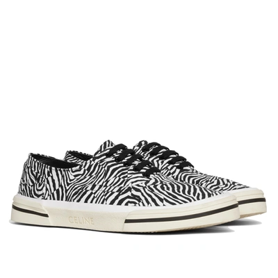 Celine Man Sneakers Off White Size 7 Textile Fibers