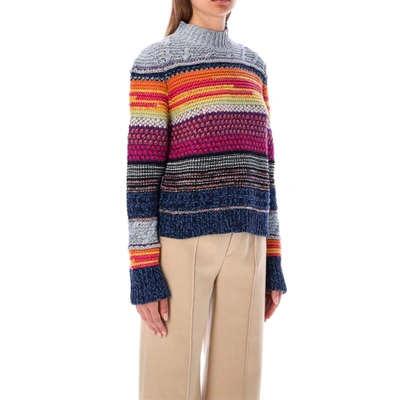 Chloé Multicolor Stripe Sweater