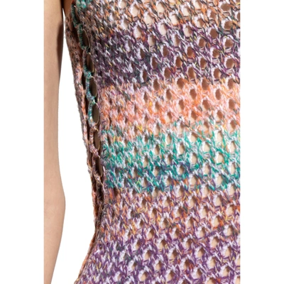 Chloé Chloe Woman Multicolor Crochet Mini Dress