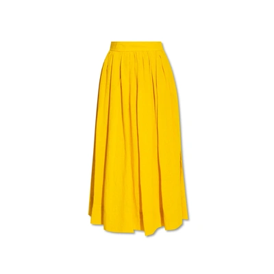 Shop Chloé Chloe' Linen Midi Skirt