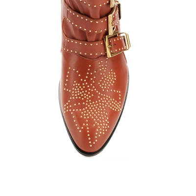 Shop Chloé Chloe' Leather Susanna Boots