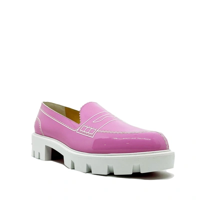 Shop Christian Louboutin Leather Loafers