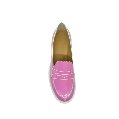 Shop Christian Louboutin Leather Loafers