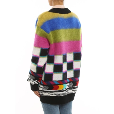 Shop Dolce & Gabbana Color Block Long Sweater