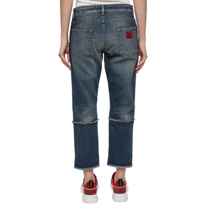 Shop Dolce & Gabbana Cropped Denim Jeans