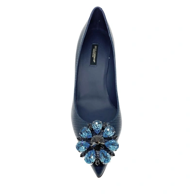 Shop Dolce & Gabbana Crystal Embellished Pumps