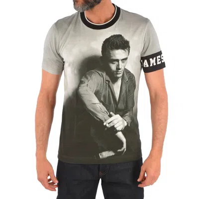 Dolce & Gabbana Cotton T-shirt With James Dean Print