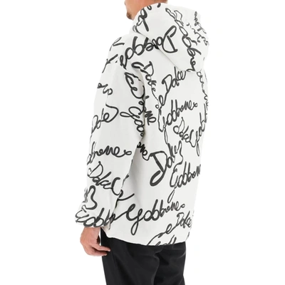 Shop Dolce & Gabbana Logo Hooded Sweatshirt