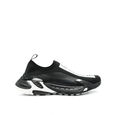 Dolce & Gabbana Calza Mesh Logo Slip-on Sneakers