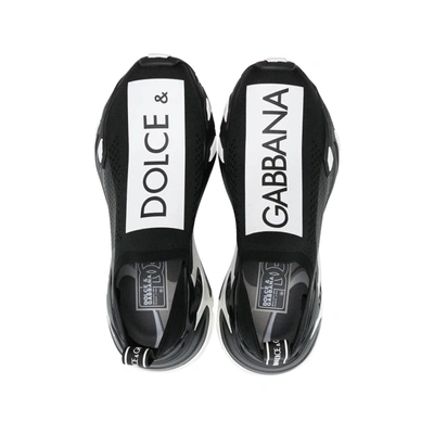 Dolce & Gabbana Calza Mesh Logo Slip-on Sneakers