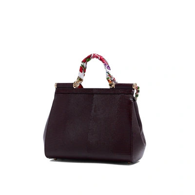 Shop Dolce & Gabbana Sicily Dauphine Handbag