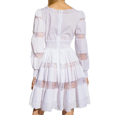 Shop Dolce & Gabbana V Neck Midi Dress