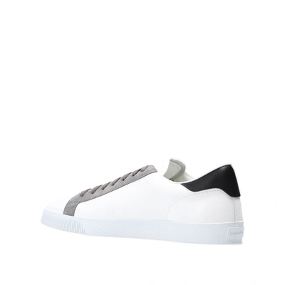Shop Dsquared2 Icon Cassetta Leather Sneakers