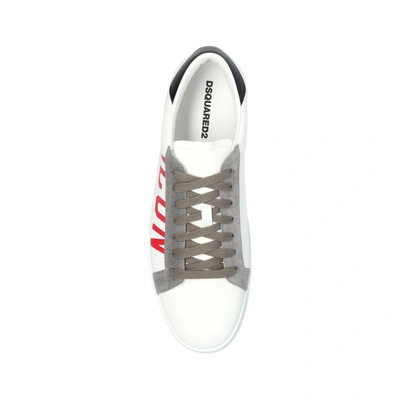 Shop Dsquared2 Icon Cassetta Leather Sneakers
