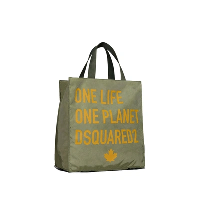Shop Dsquared2 Nylon Printed Bag