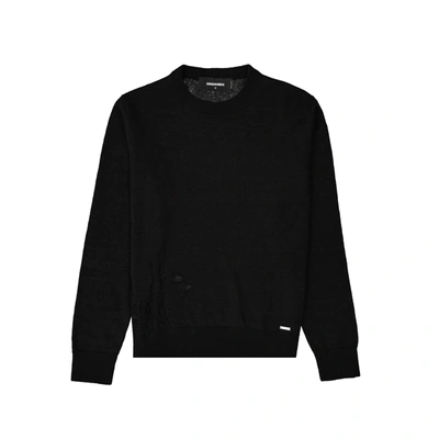 Shop Dsquared2 Ripped Effect Sweater