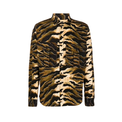 Shop Dsquared2 Tiger Denim Shirt