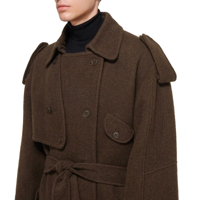 Shop Fendi C Mere Coat